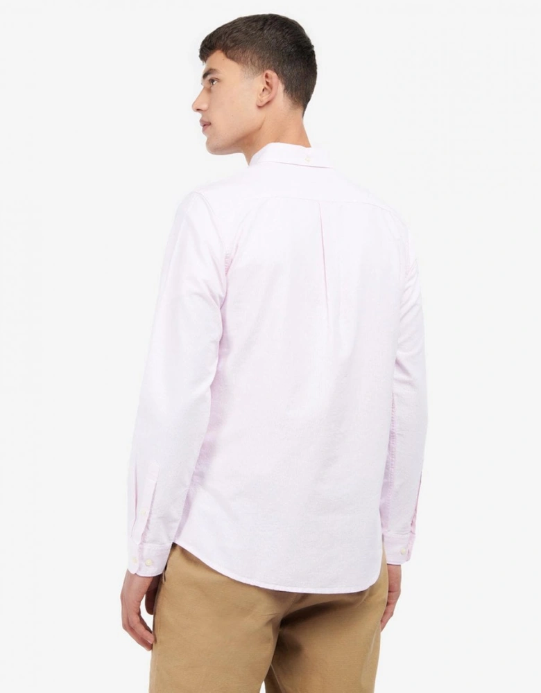 Striped Oxtown Long Sleeve Mens Tailored Shirt - Pink