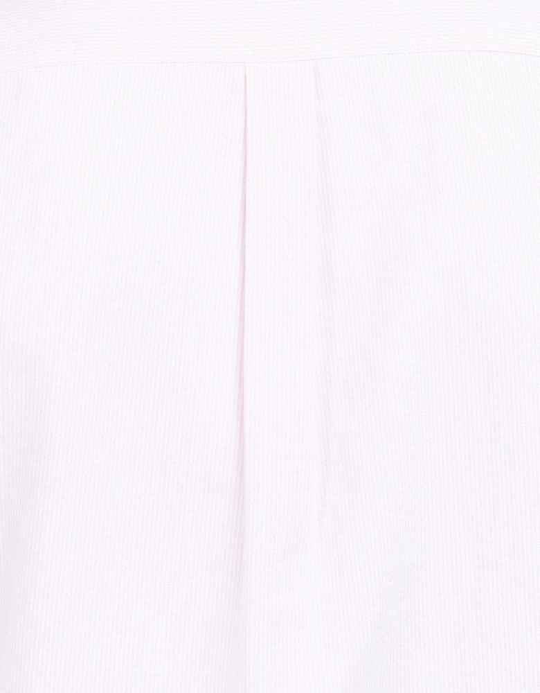 Striped Oxtown Long Sleeve Mens Tailored Shirt - Pink