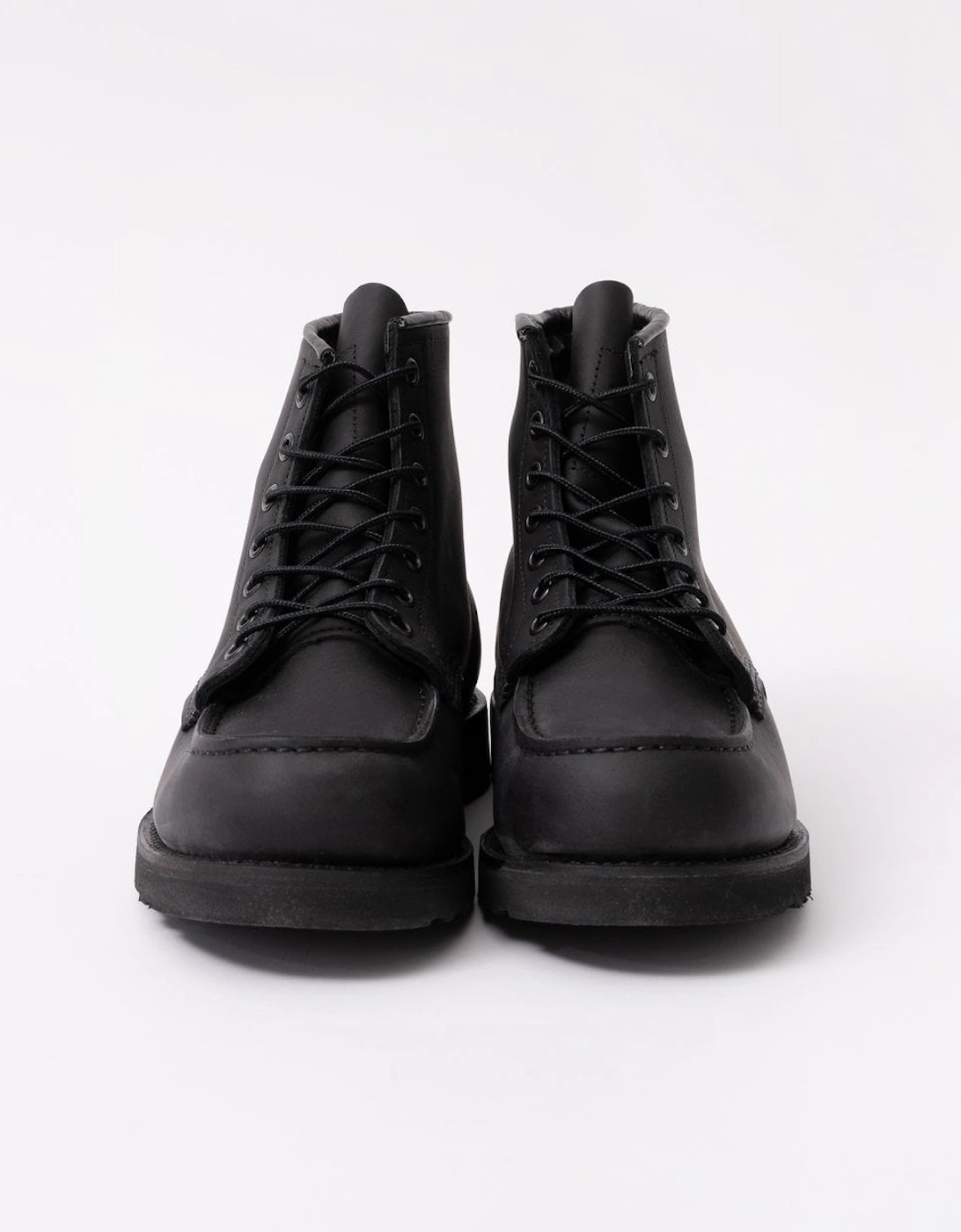 6 Inch Moc Toe Mens Boot - Black Harness