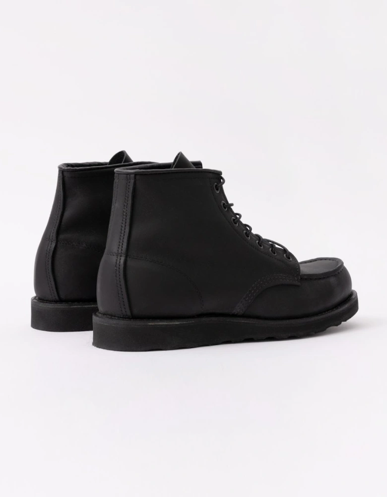 6 Inch Moc Toe Mens Boot - Black Harness