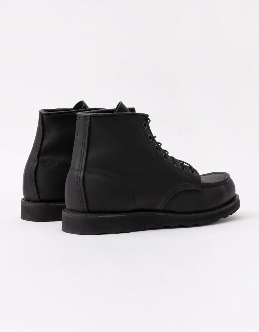 6 Inch Moc Toe Mens Boot - Black Harness