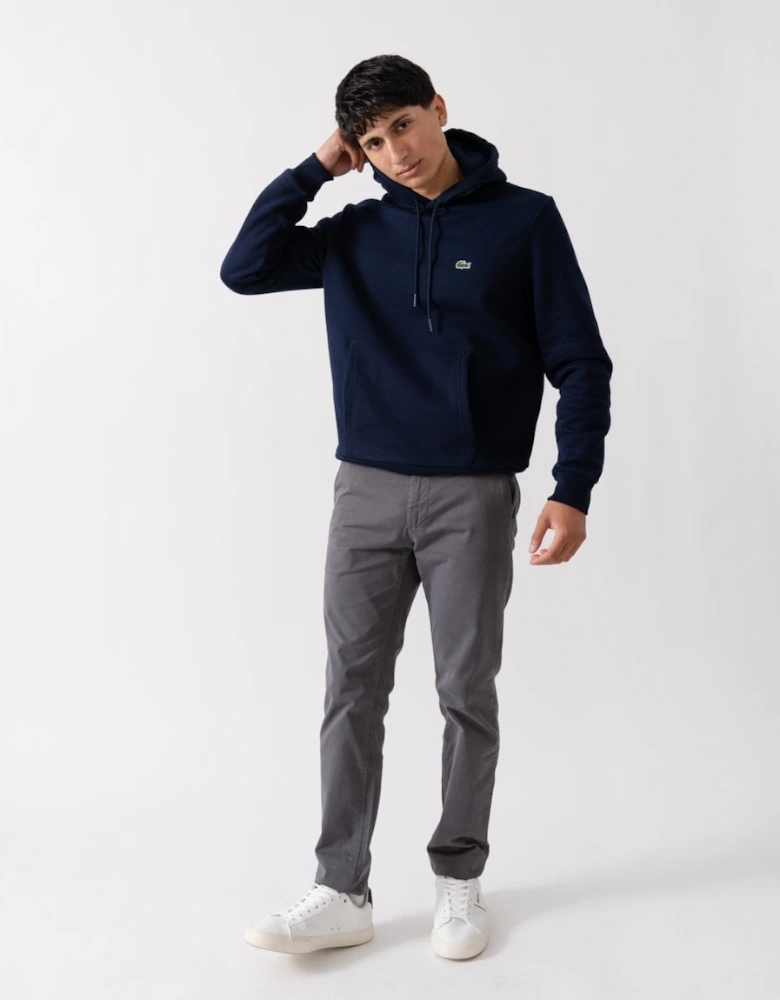 Mens Fleece Hoodie - Navy Blue 166