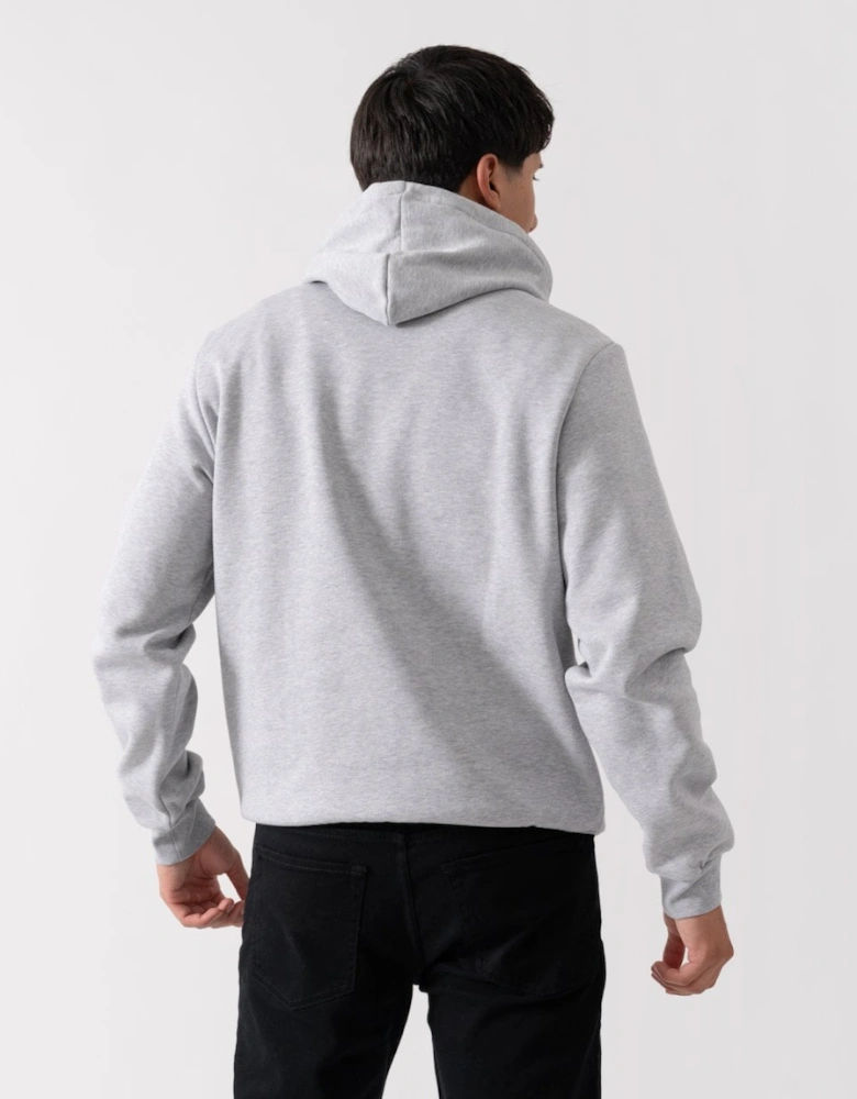 Mens Fleece Hoodie - Silver Chine CCA