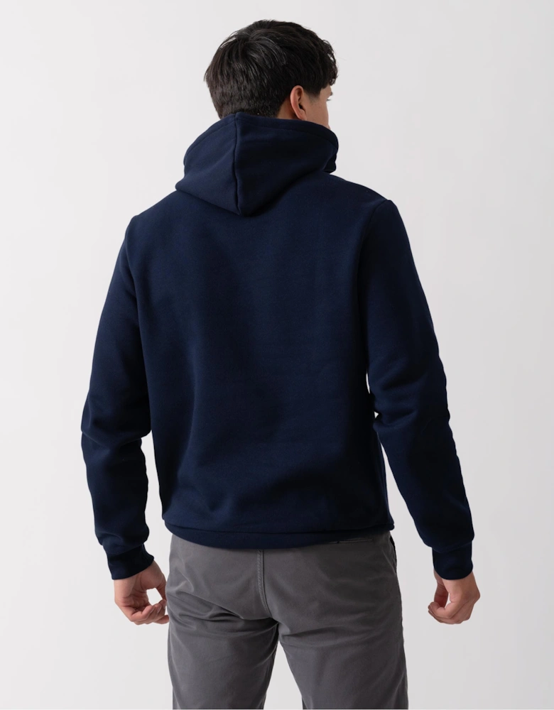 Mens Fleece Hoodie - Navy Blue 166