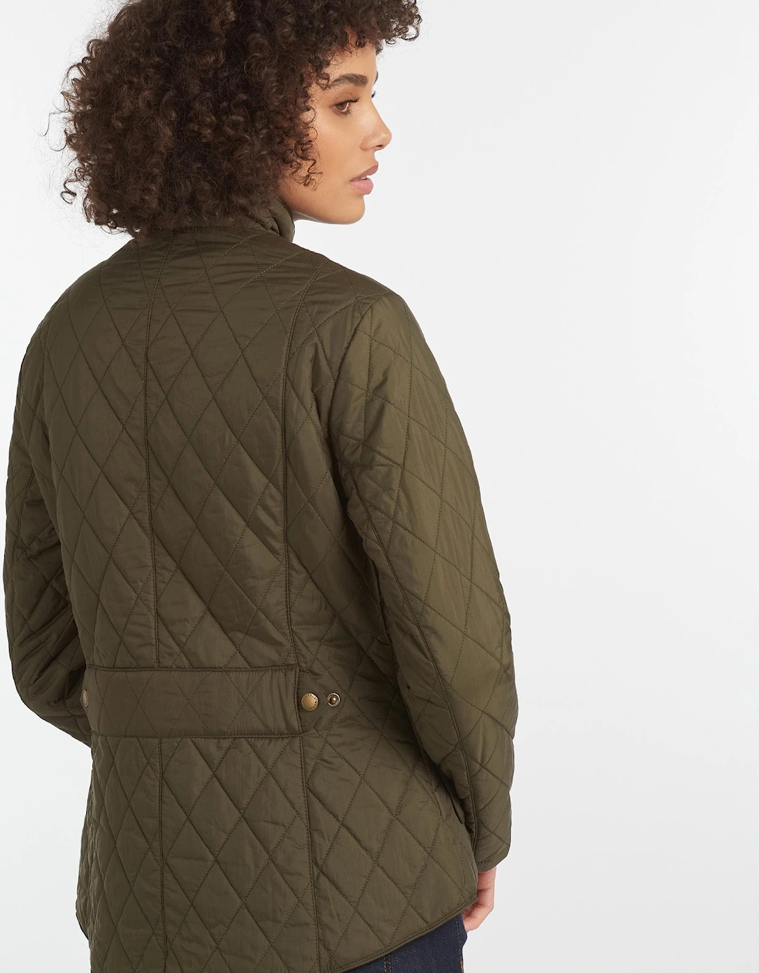Flyweight Cavalry Quilted Ladies Jacket - Olive