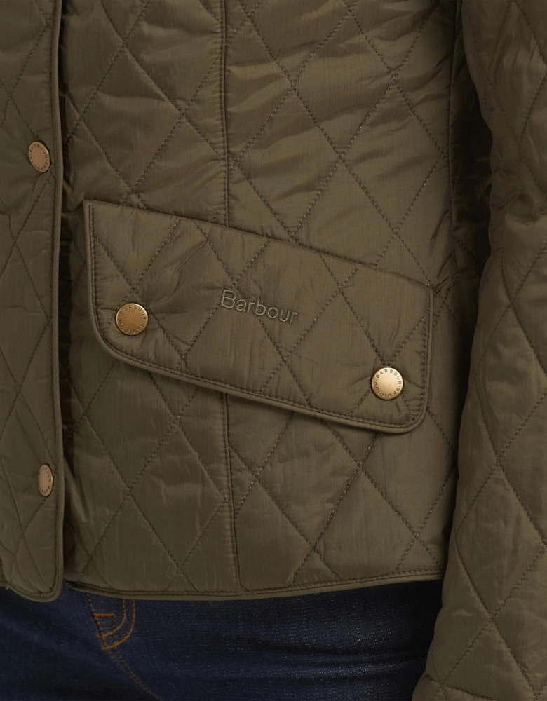 Flyweight Cavalry Quilted Ladies Jacket - Olive