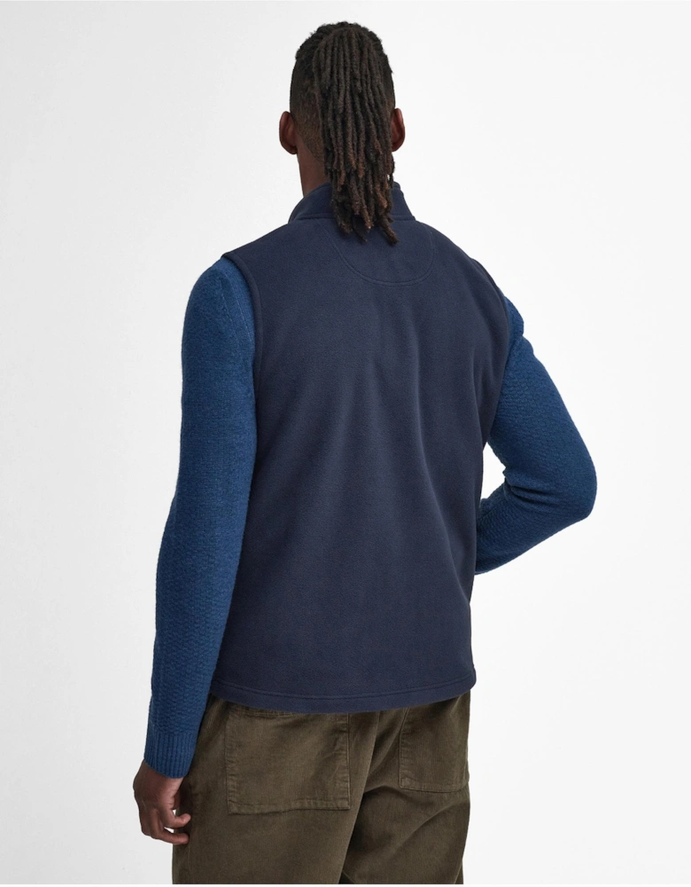 Essentials Mens Fleece Gilet - Navy