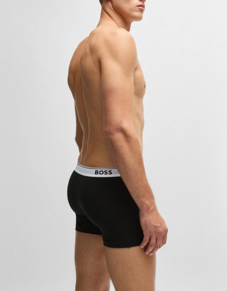 BOSS Orange Power Three Pack Mens Stretch Cotton Boxer Briefs With Logos NOS - Open Miscellaneous 994