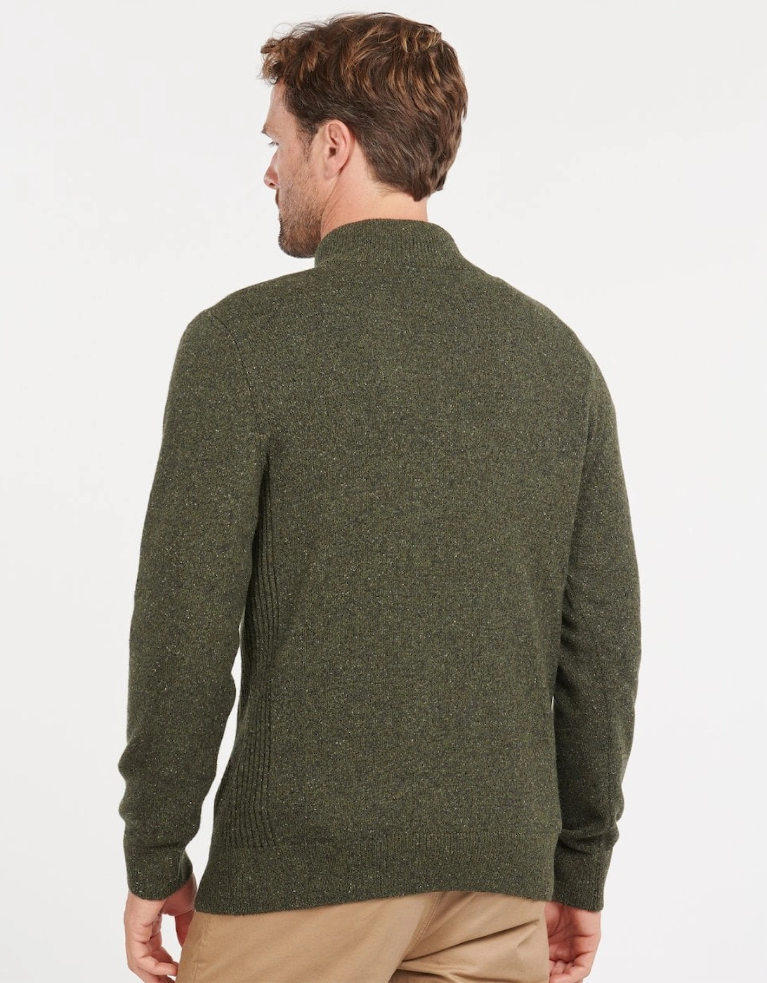 Tisbury Half Zip Mens Sweatshirt - Dark Seaweed