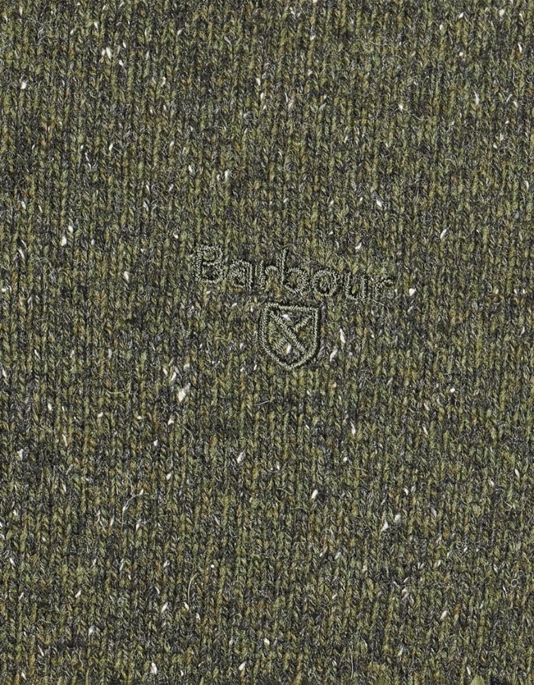 Tisbury Half Zip Mens Sweatshirt - Dark Seaweed