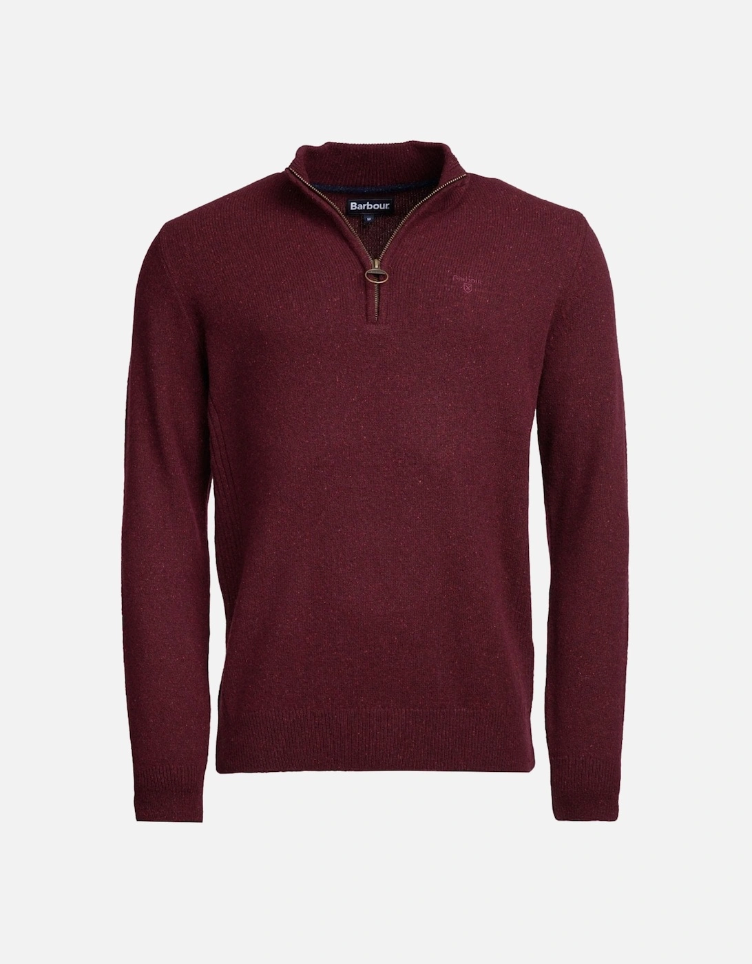 Tisbury Half Zip Mens Sweatshirt - Ruby