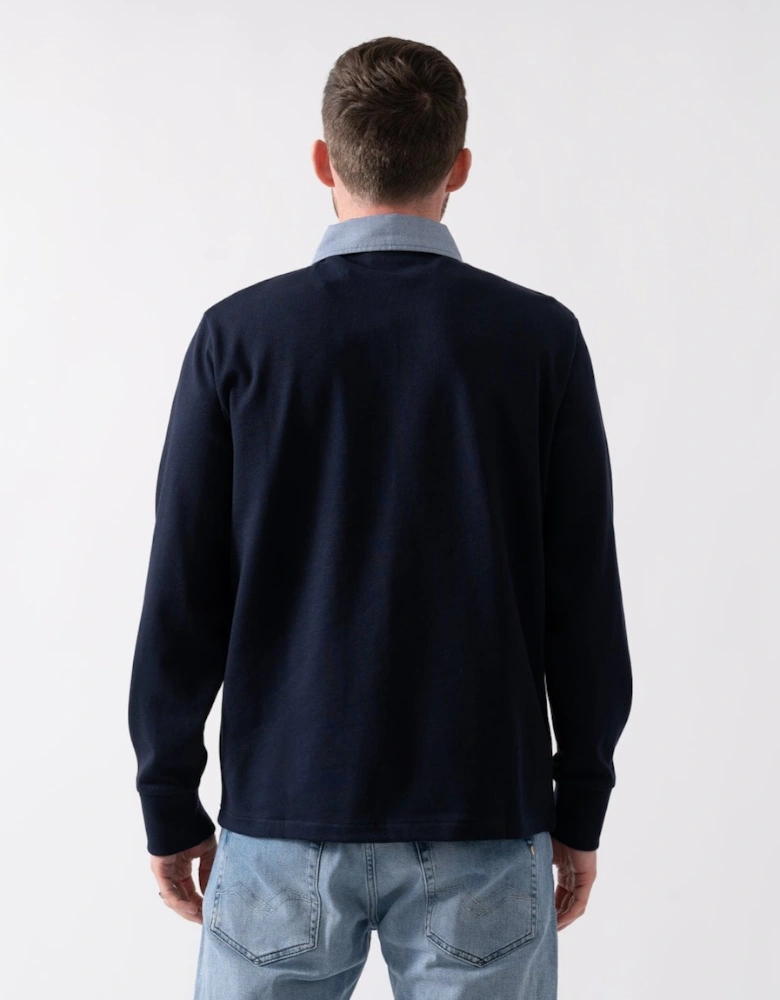 Mens Regular Fit Chambray Heavy Rugger - 433 Evening Blue