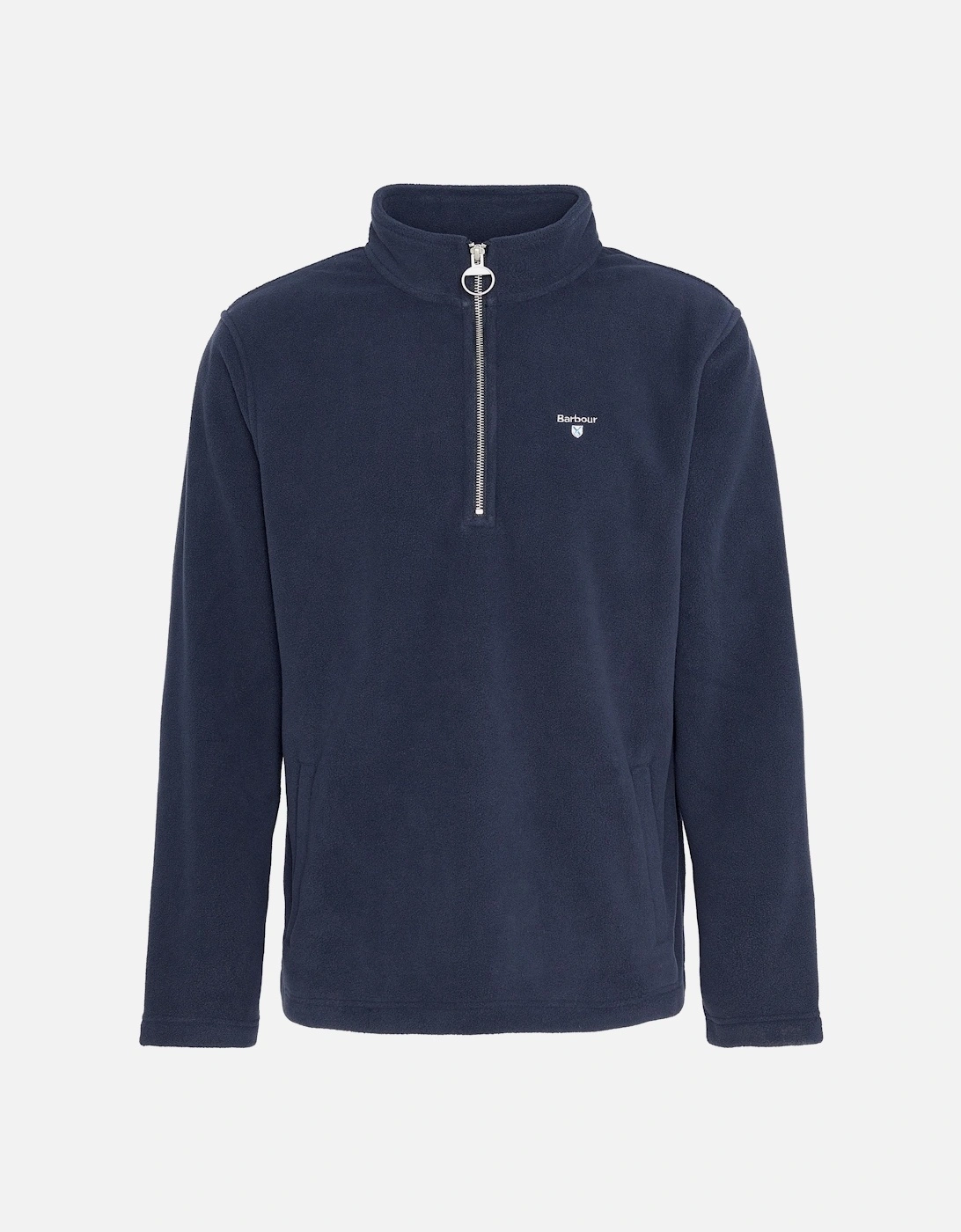 Essentials Mens Half Zip Fleece - Navy