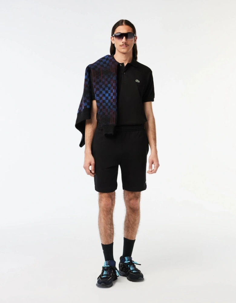 Classic Fit L.12.12 Mens Short Sleeve Polo Shirt - Black 031