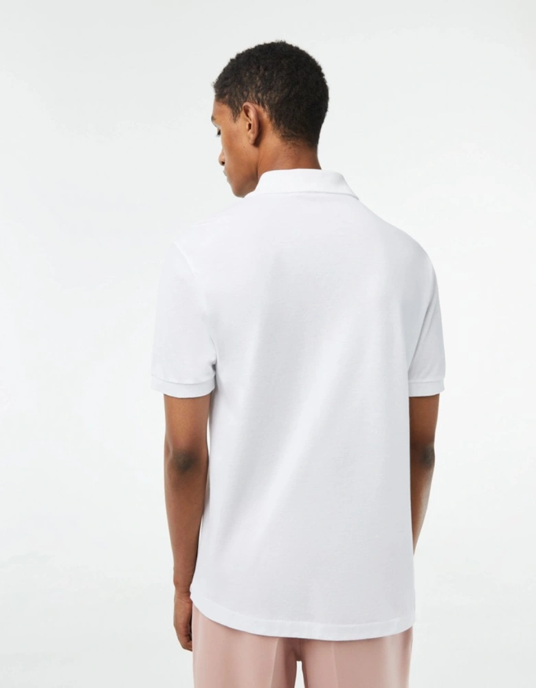 Classic Fit L.12.12 Mens Short Sleeve Polo Shirt - White 001