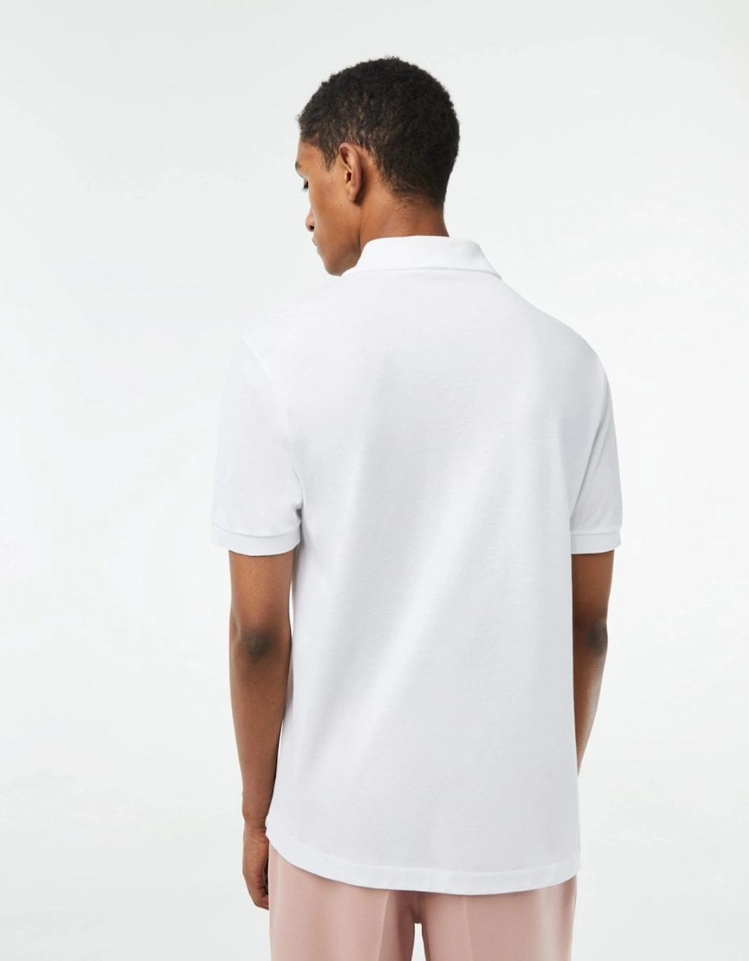 Classic Fit L.12.12 Mens Short Sleeve Polo Shirt - White 001