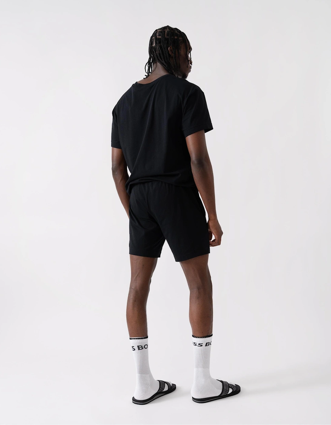 HUGO Laze Mens Loungewear Shorts - Black 001