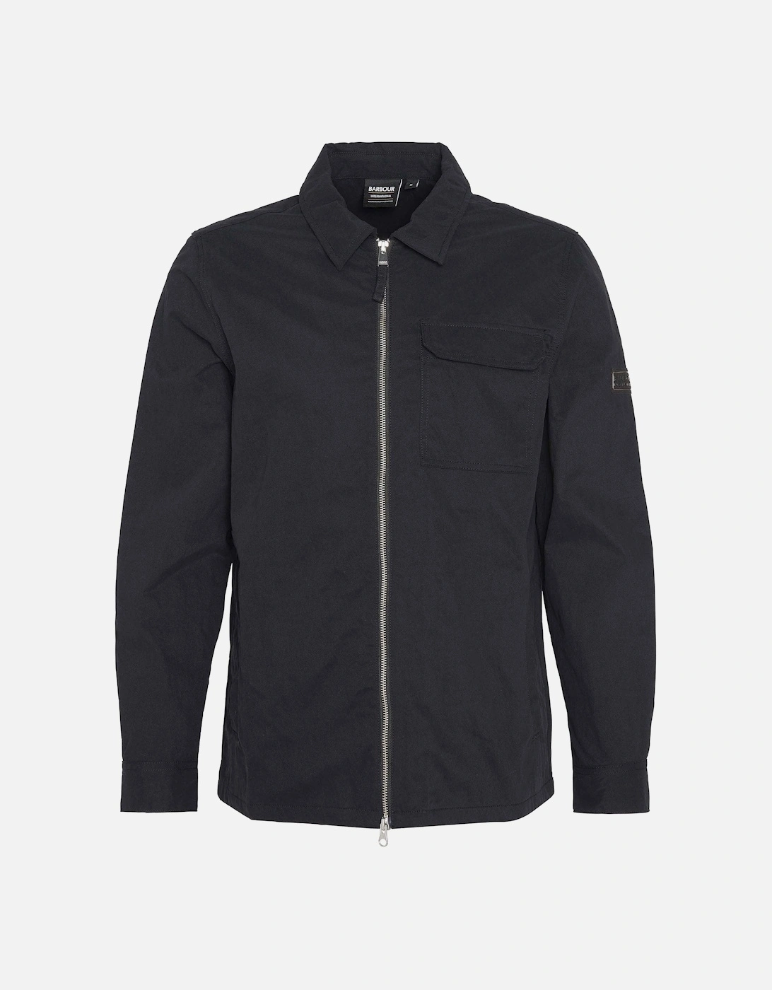Maze Peached Mens Overshirt - Black