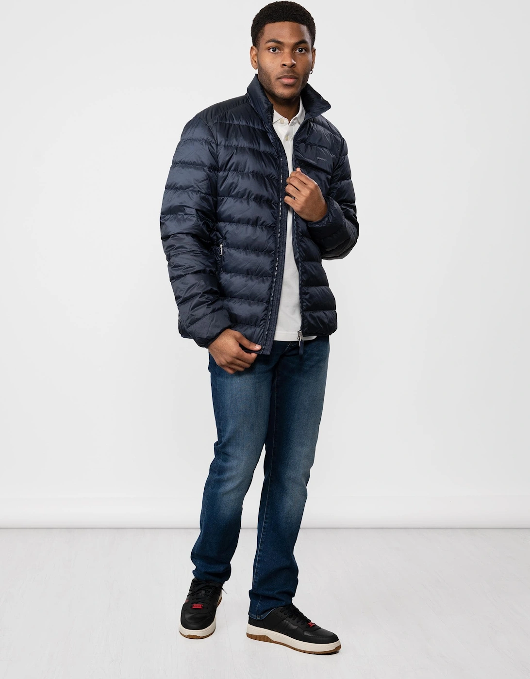 Light Mens Down Jacket - 433 Evening Blue