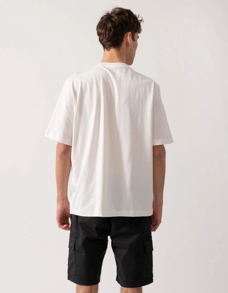 Mens AX Diamond Logo T-Shirt - Off White U0009