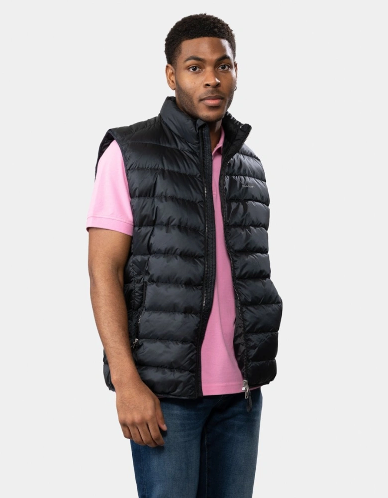 Mens Light Down Gilet - 5 Black