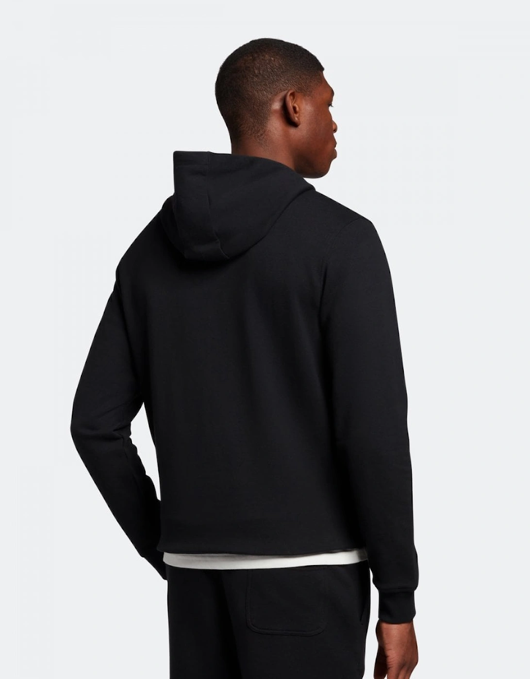 Lyle & Scott Mens Pullover Hoodie - Z865 Jet Black
