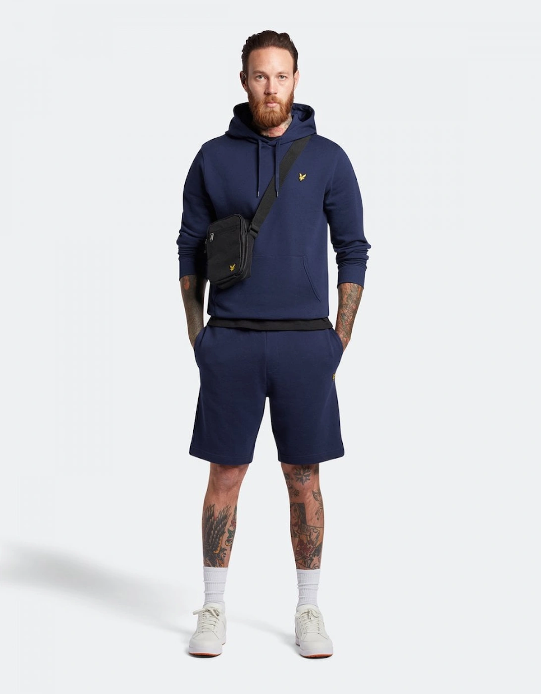 Lyle & Scott Mens Pullover Hoodie - Z99 Navy