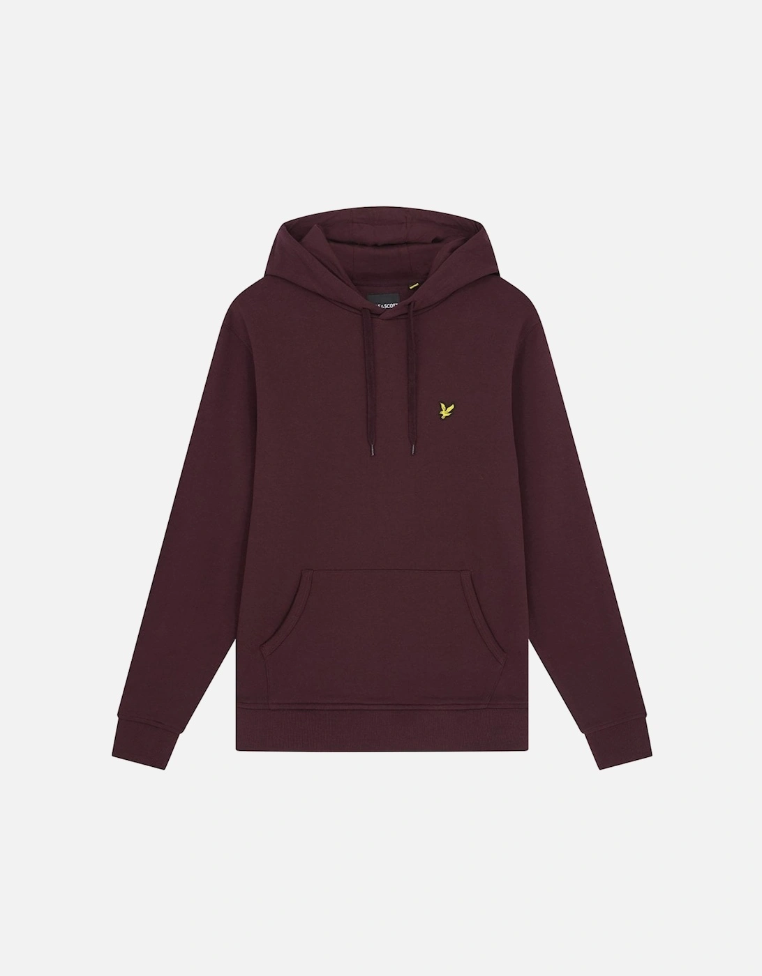 Lyle & Scott Mens Pullover Hoodie - Z562 Burgundy