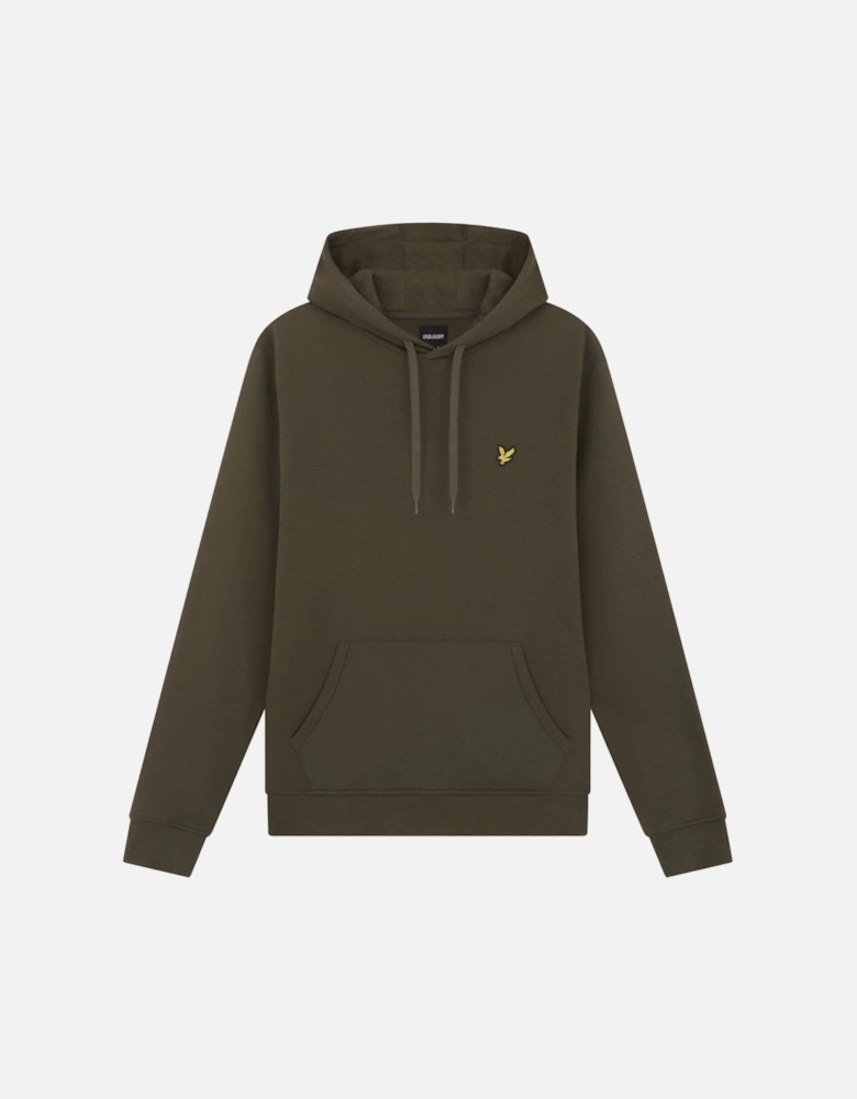 Lyle & Scott Mens Pullover Hoodie - W485 Olive