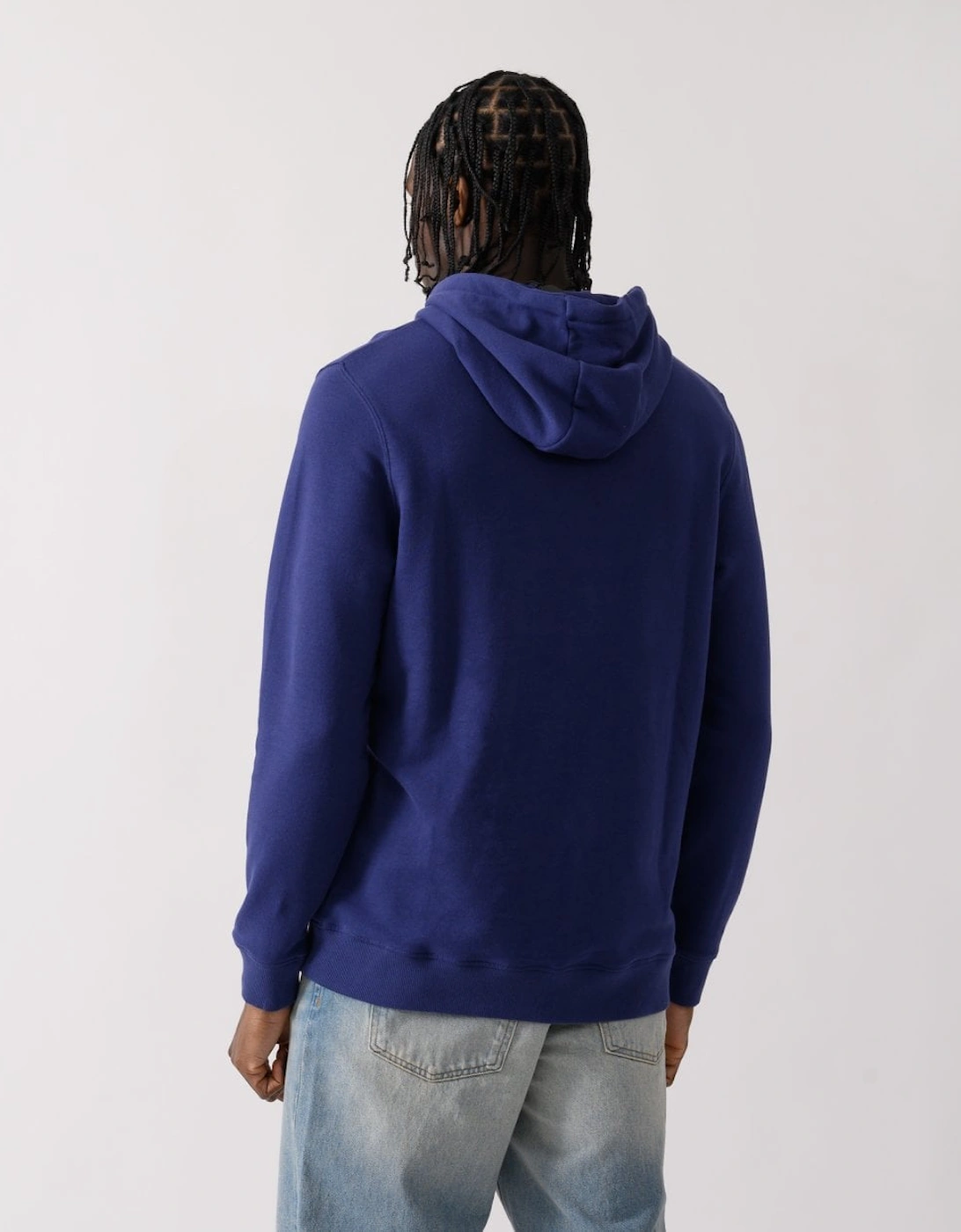 Lyle & Scott Mens Pullover Hoodie - X568 Deep Indigo