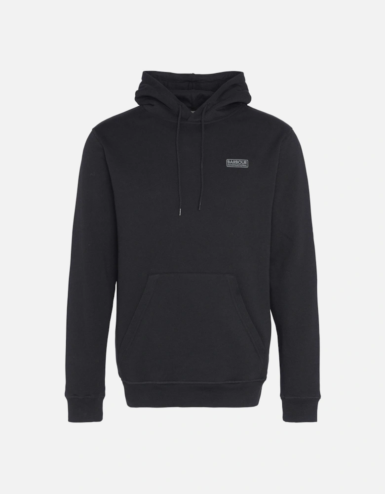 Small Logo Mens Hoodie - Black/Pewter