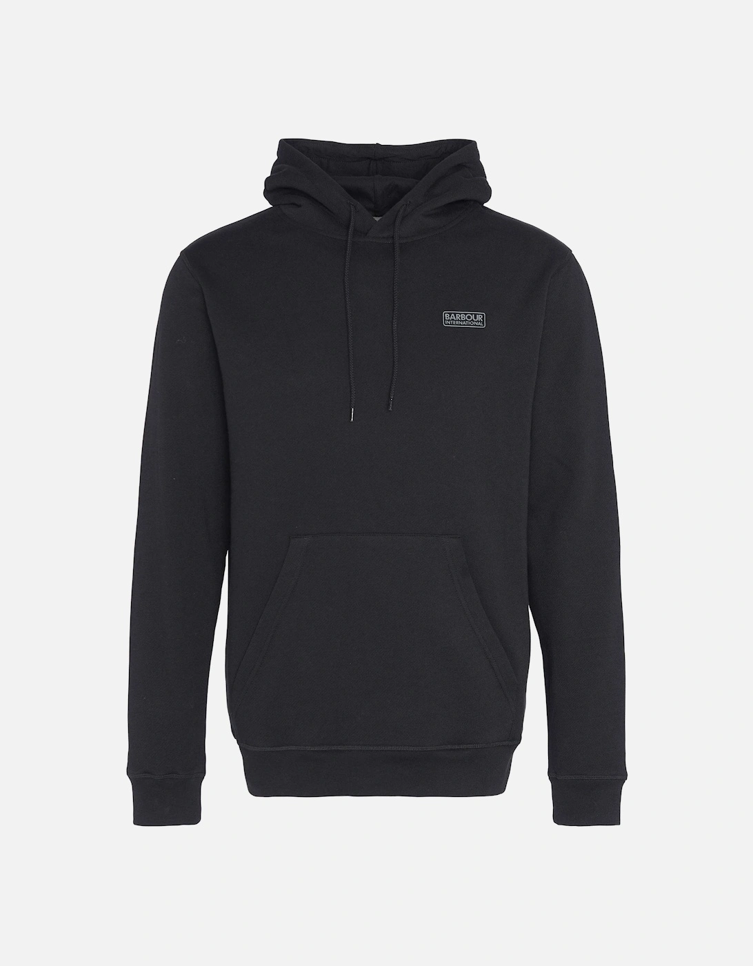Small Logo Mens Hoodie - Black/Pewter