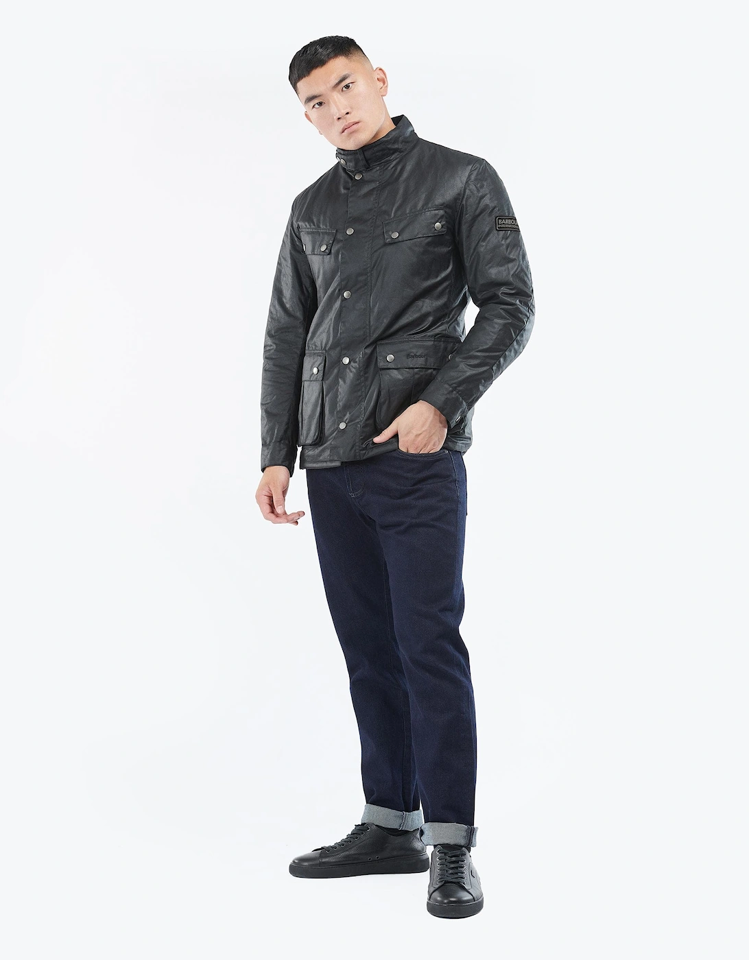 Tourer Duke Mens Wax Jacket - Black