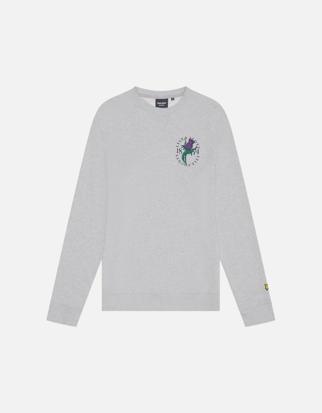 Thistle Flora Printed Crewneck Sweatshirt