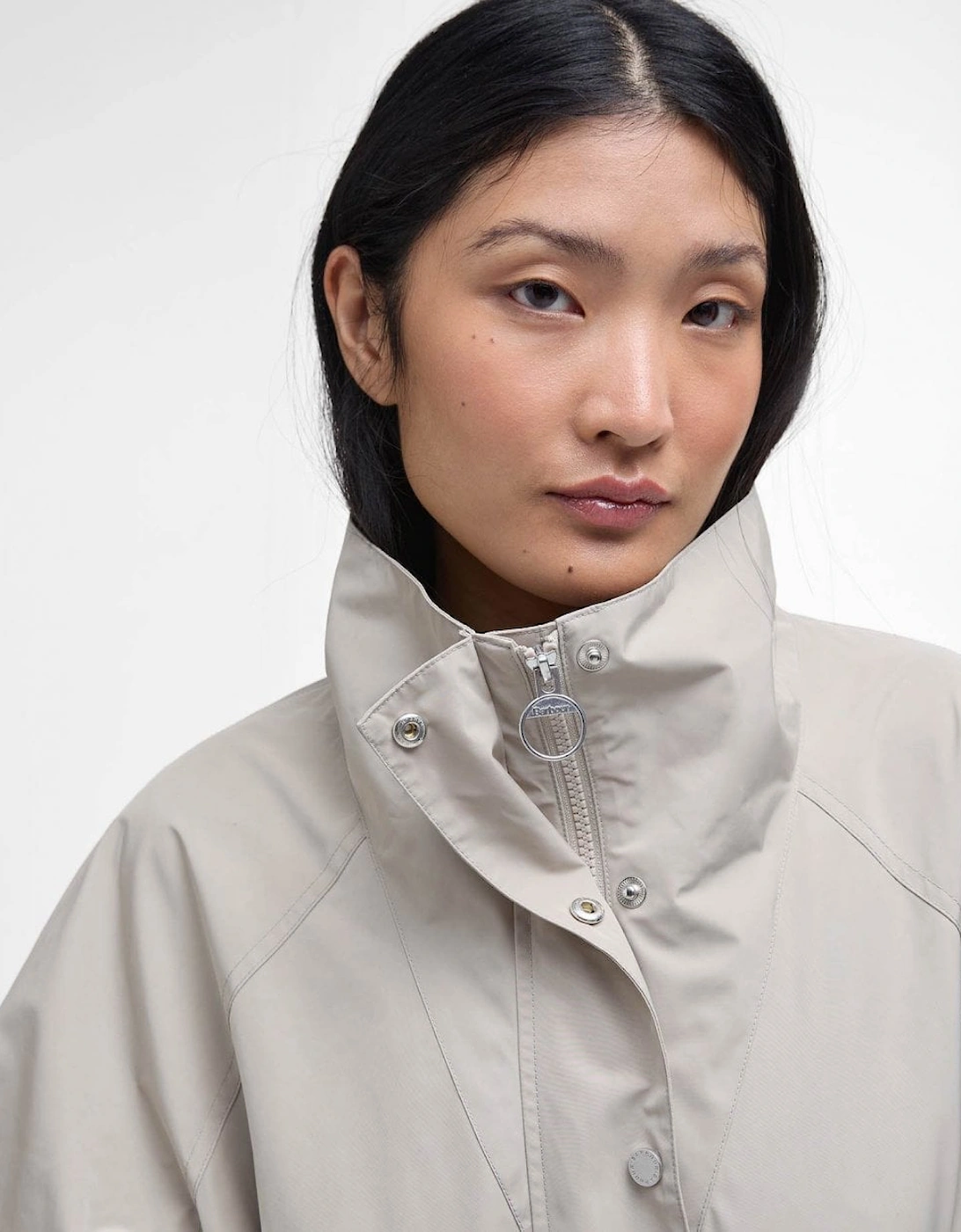 Suri Womens Showerproof Jacket - Light Sand/Safari Dress Tartan