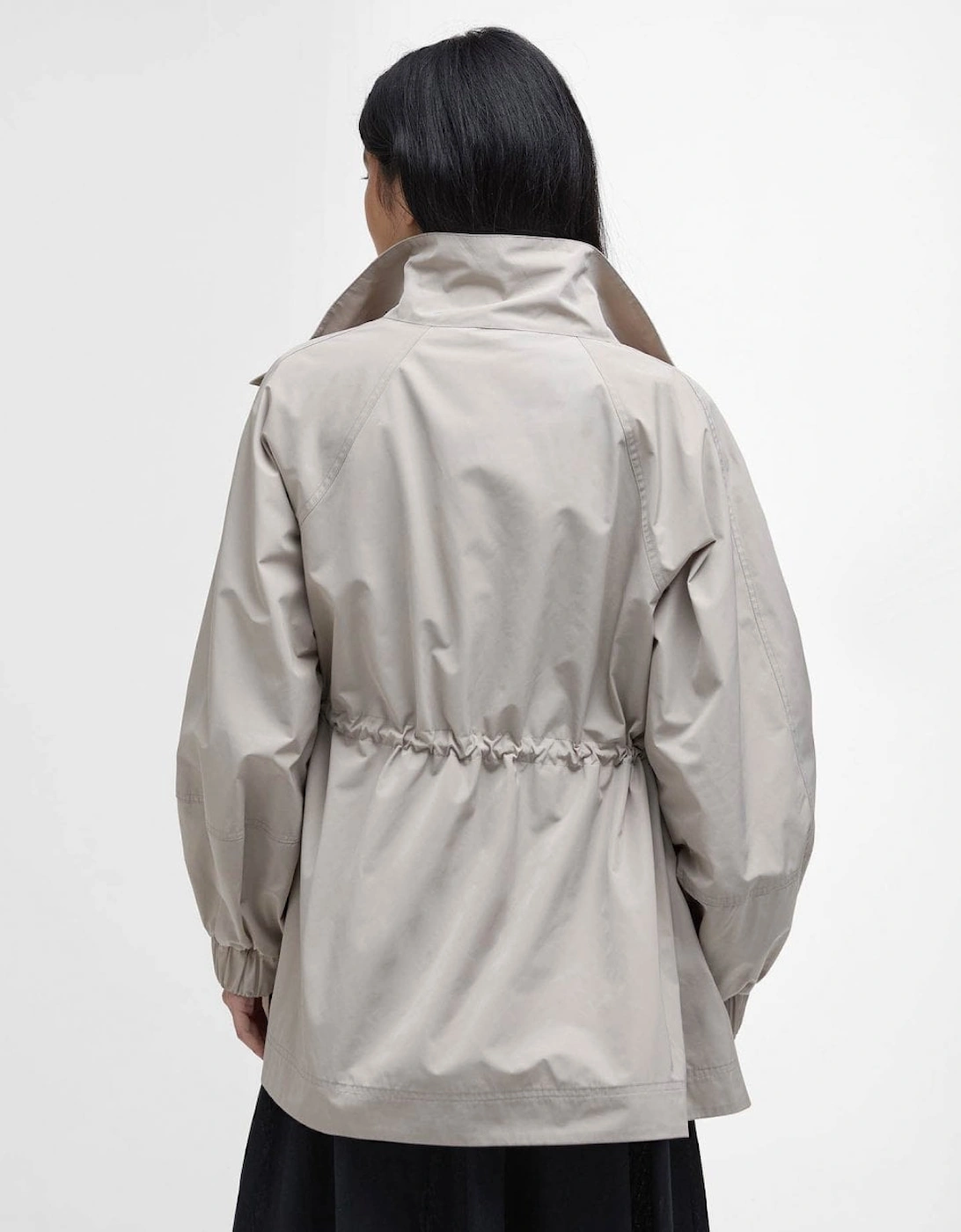 Suri Womens Showerproof Jacket - Light Sand/Safari Dress Tartan