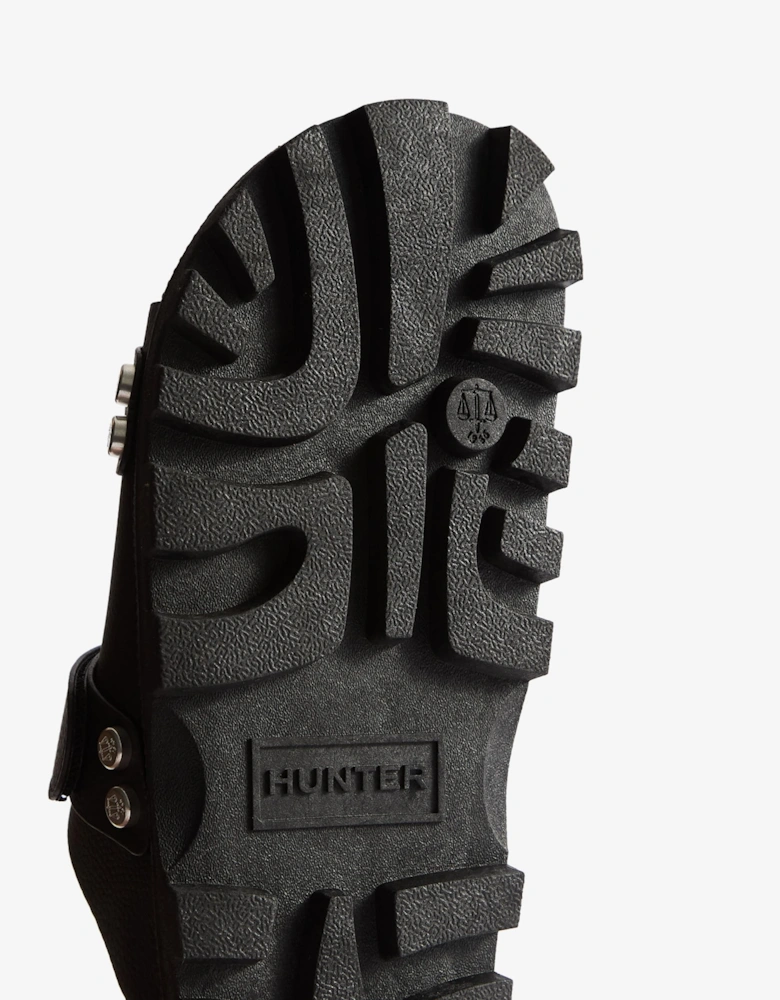 Womens Vegan Synthetic Sandal - Black