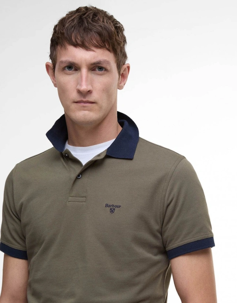 Lynmouth Mens Polo Shirt - Uniform Green
