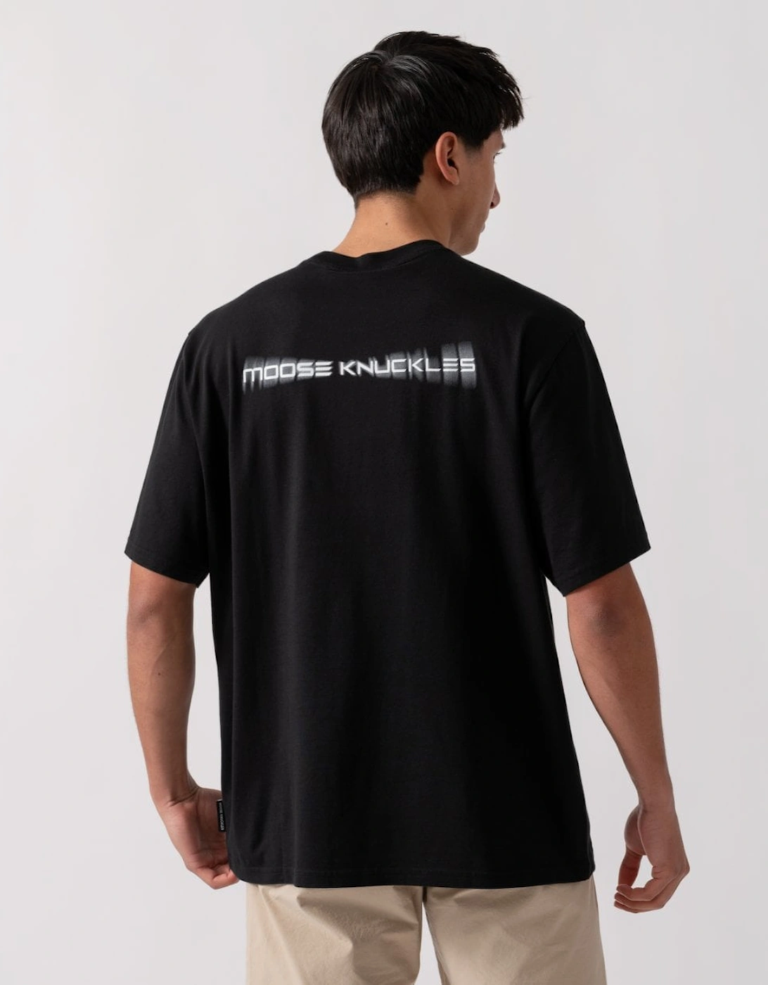 Maurice Mens Blur Logo T-Shirt - Black 292