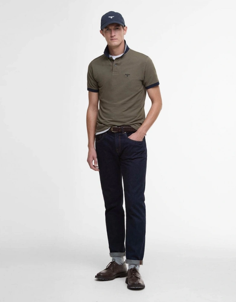 Lynmouth Mens Polo Shirt - Uniform Green