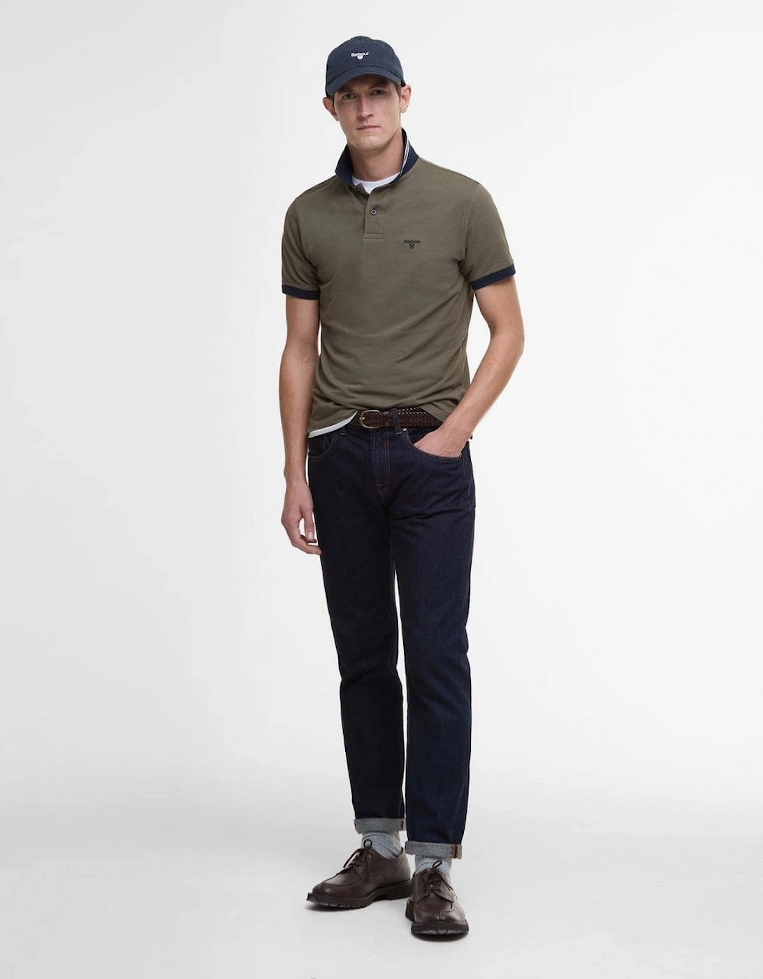 Lynmouth Mens Polo Shirt - Uniform Green