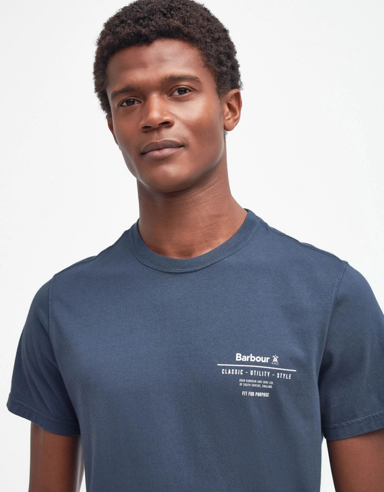Hickling Mens T-Shirt - Navy