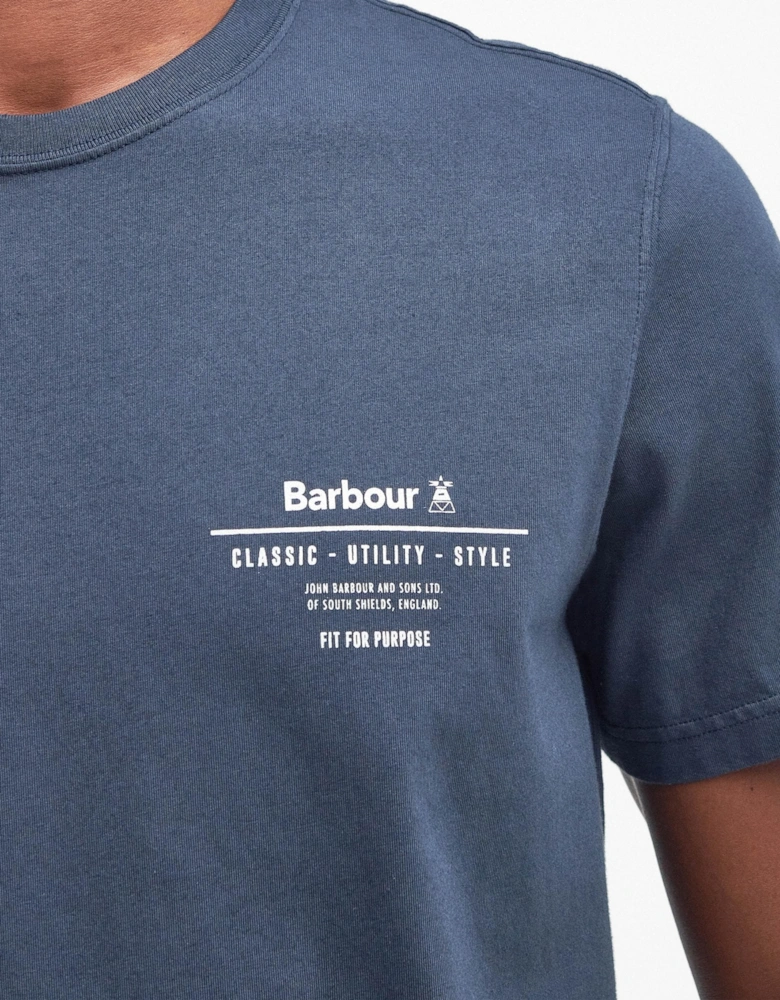 Hickling Mens T-Shirt - Navy