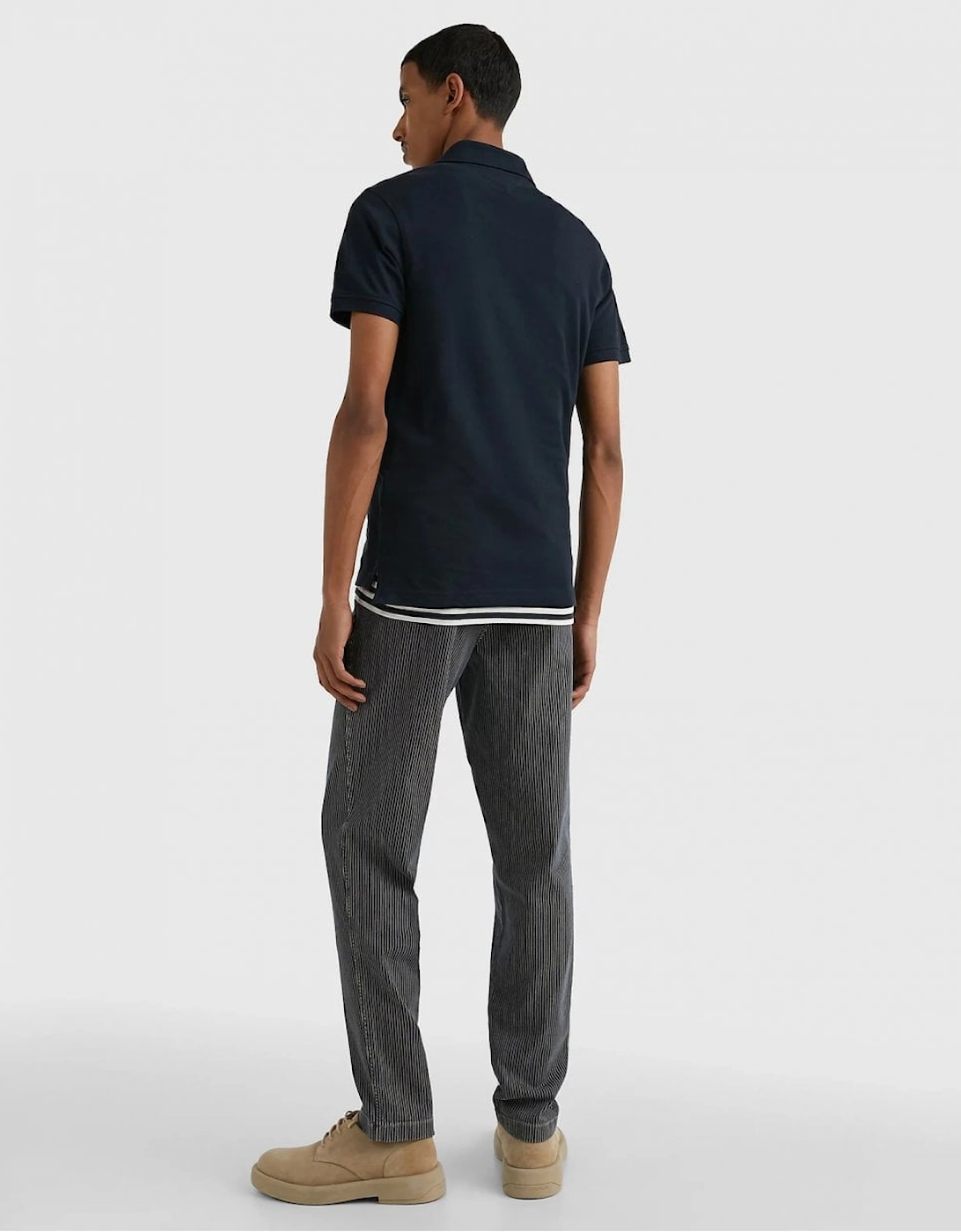 Core 1985 Slim Mens Polo Shirt - Desert Sky