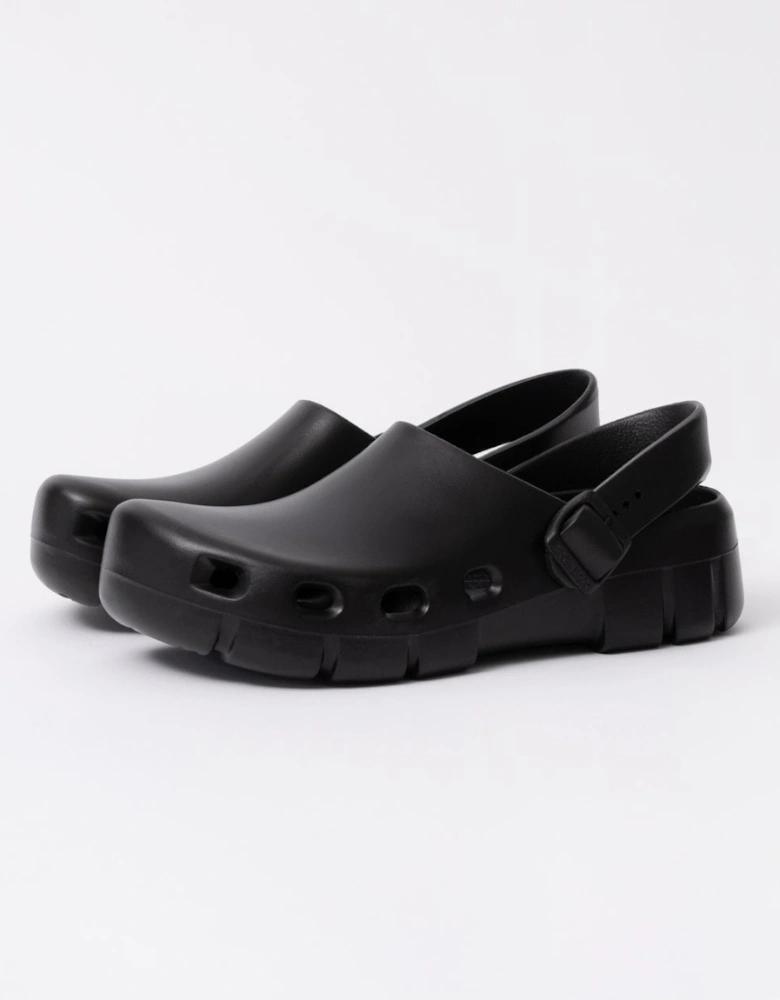 Birkenstock Birki Flow Womens EVA Clogs - Black