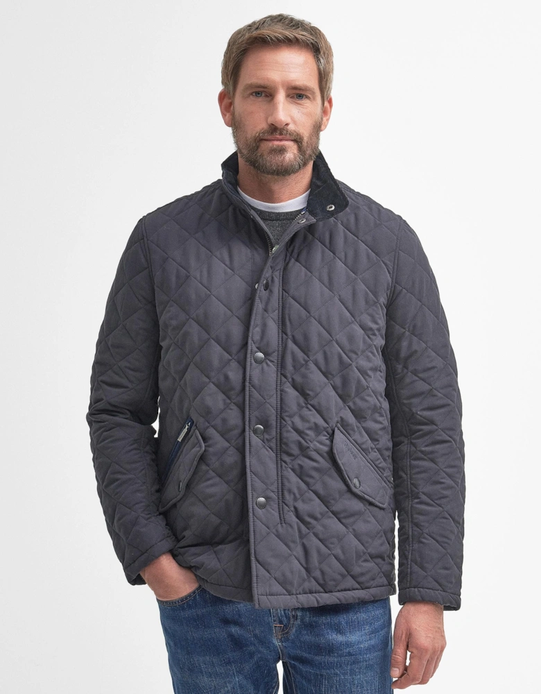 Shoveler Mens Quilted Jacket - Navy