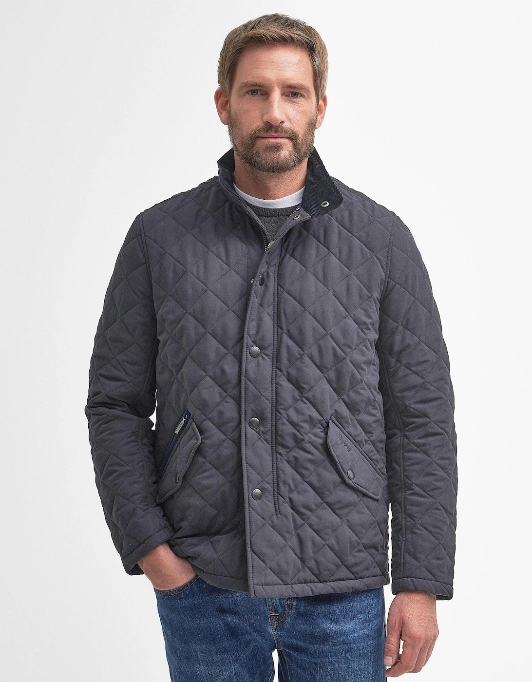 Shoveler Mens Quilted Jacket - Navy, 11 of 10
