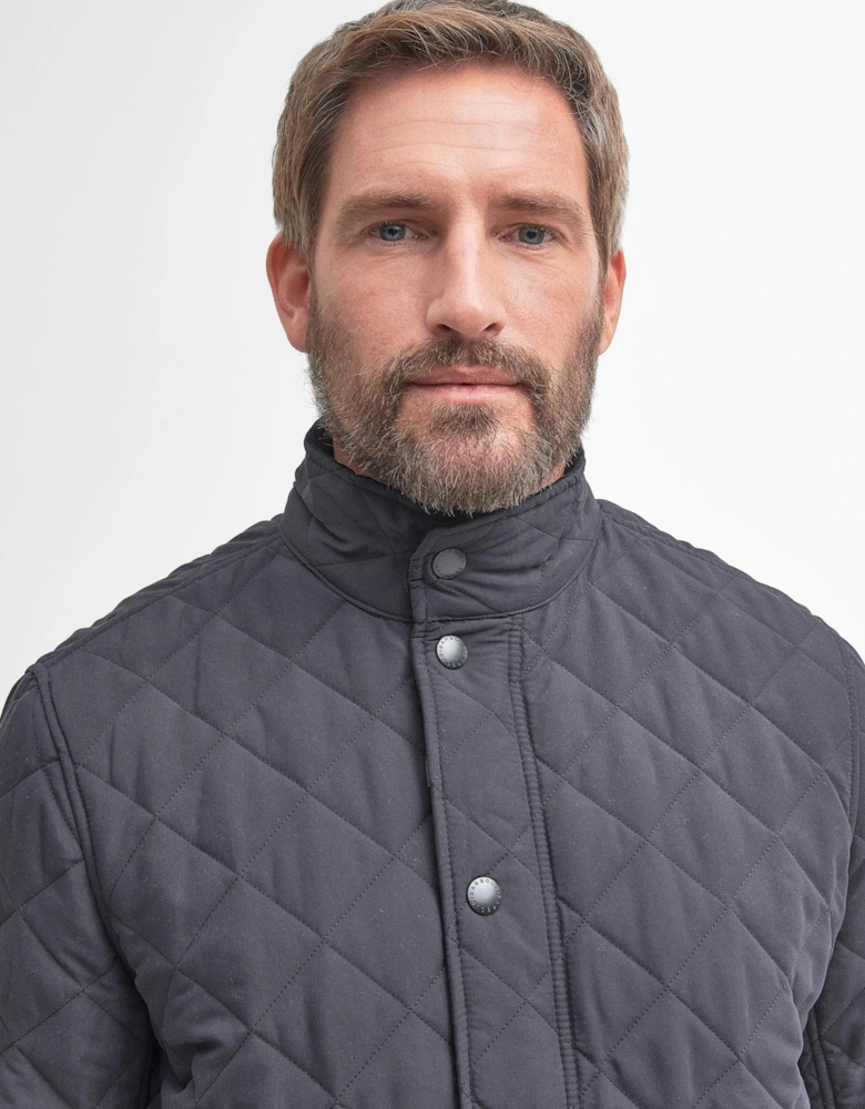Shoveler Mens Quilted Jacket - Navy