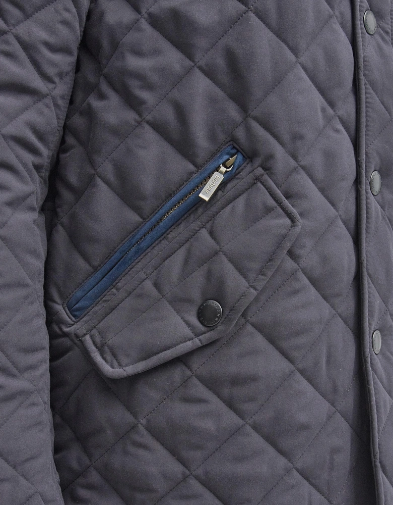 Shoveler Mens Quilted Jacket - Navy
