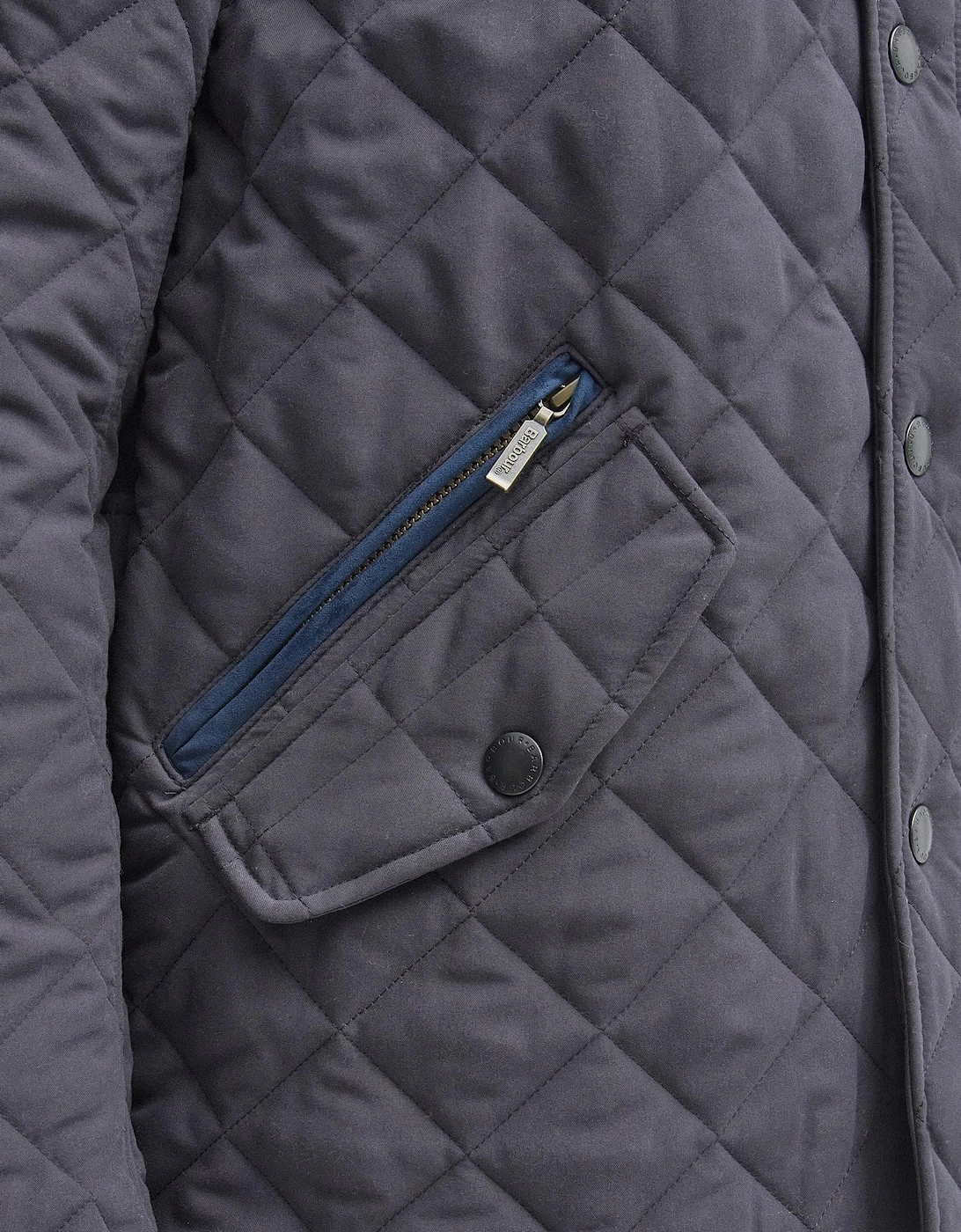 Shoveler Mens Quilted Jacket - Navy
